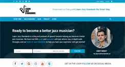 Desktop Screenshot of learnjazzstandards.com