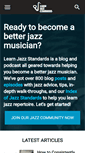 Mobile Screenshot of learnjazzstandards.com